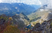 40 a picco sul Lago del Diavolo,  la valle del Monte Sasso... 